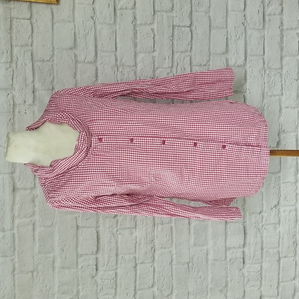 Merrell Plaid Button Down Women's Shirt Size M